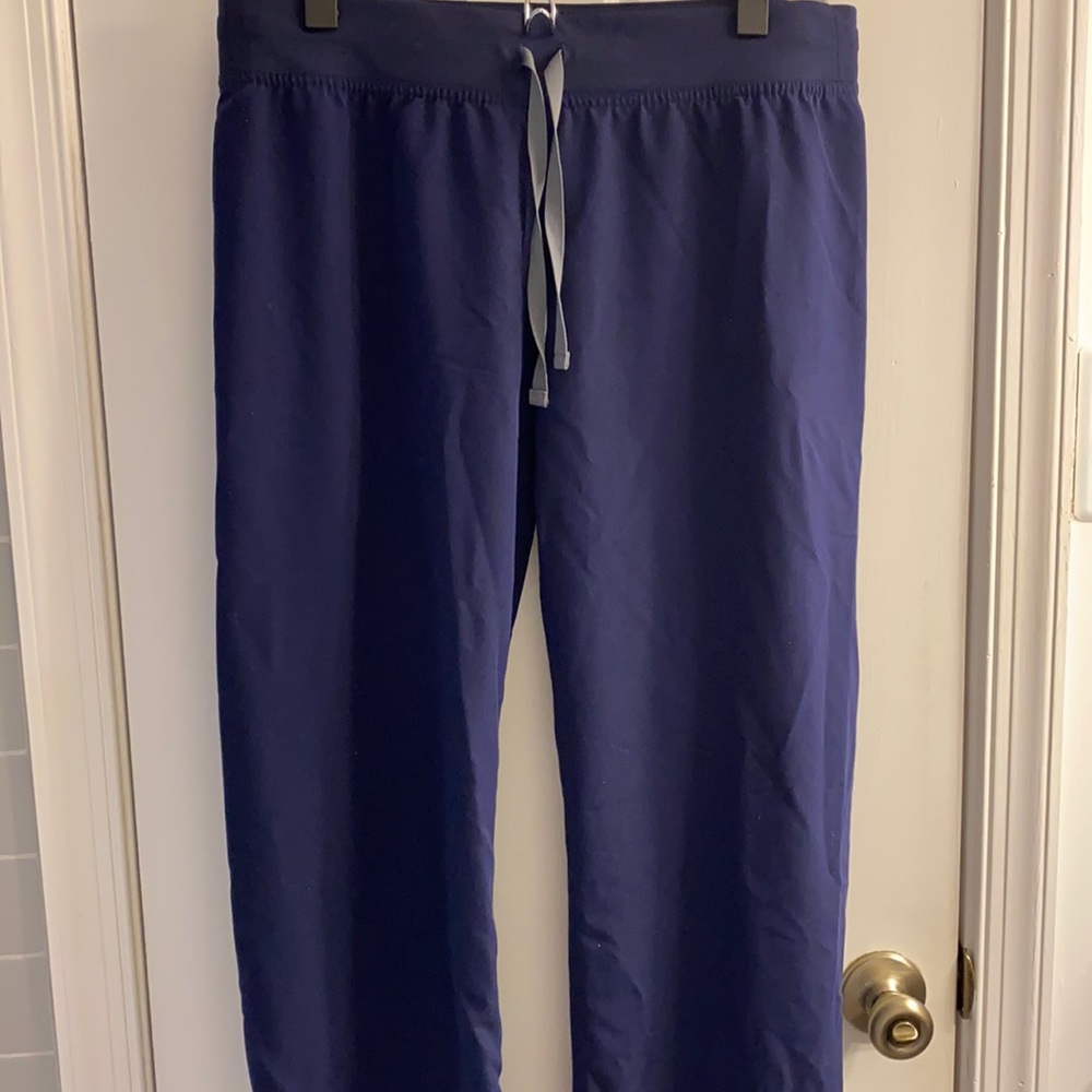 Figs Navy Livingston Basic Scrub Pants